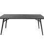 Extendable table Black Brushed 190x95cm 5
