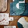 Deborah Servierbrett Marmor Braun 3