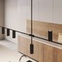 5-flame asymmetrical AJAX pendant light Black 0