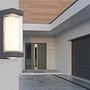 LED-Wandleuchte Plixon Typ B Grau 2