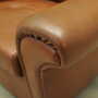 Vintage Armchair Leather Brown 1960s 7