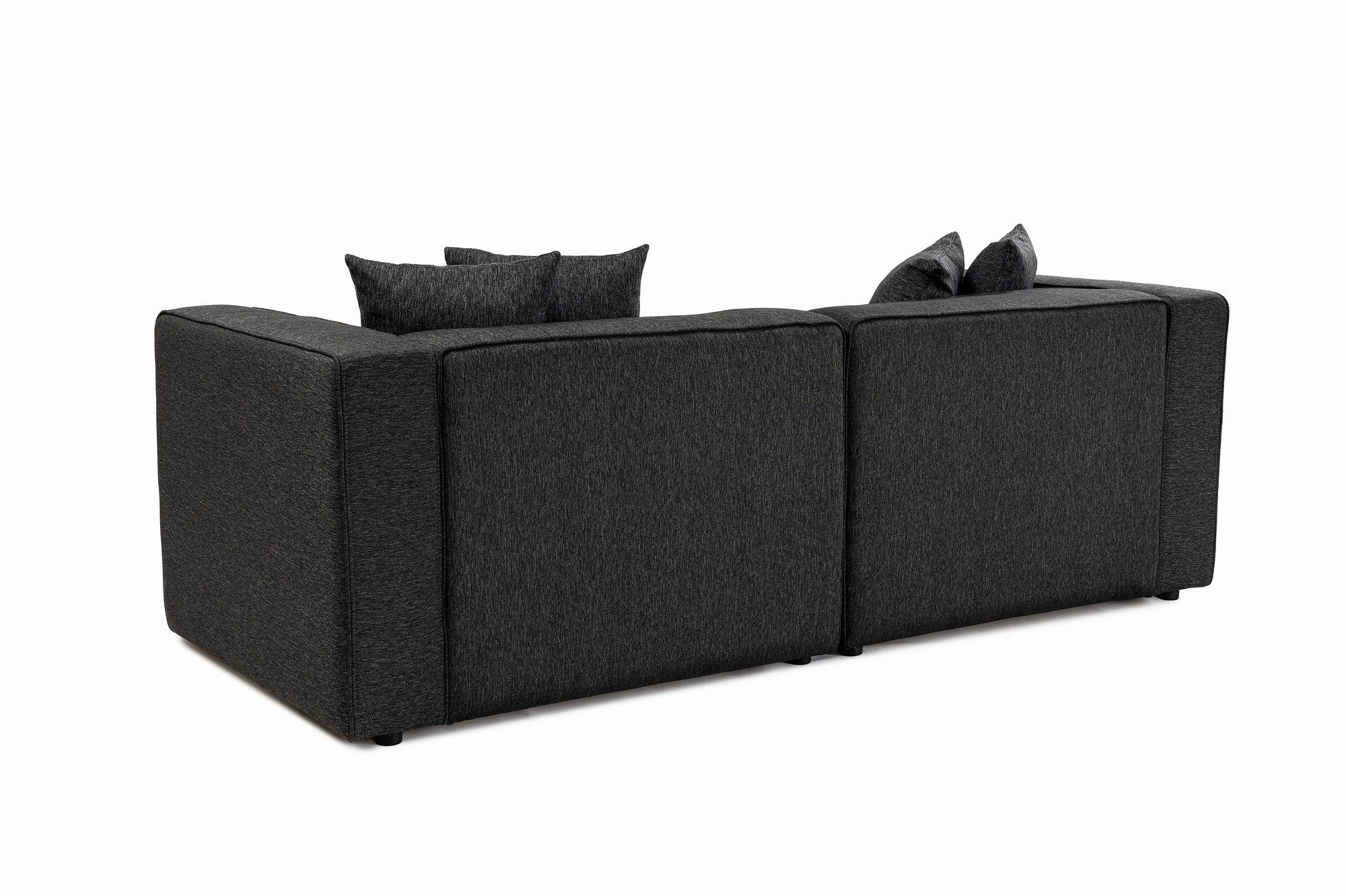 Mora Corner Sofa Left Anthracite 4
