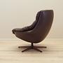 Drehbarer Sessel Leder 1960er Jahre 4