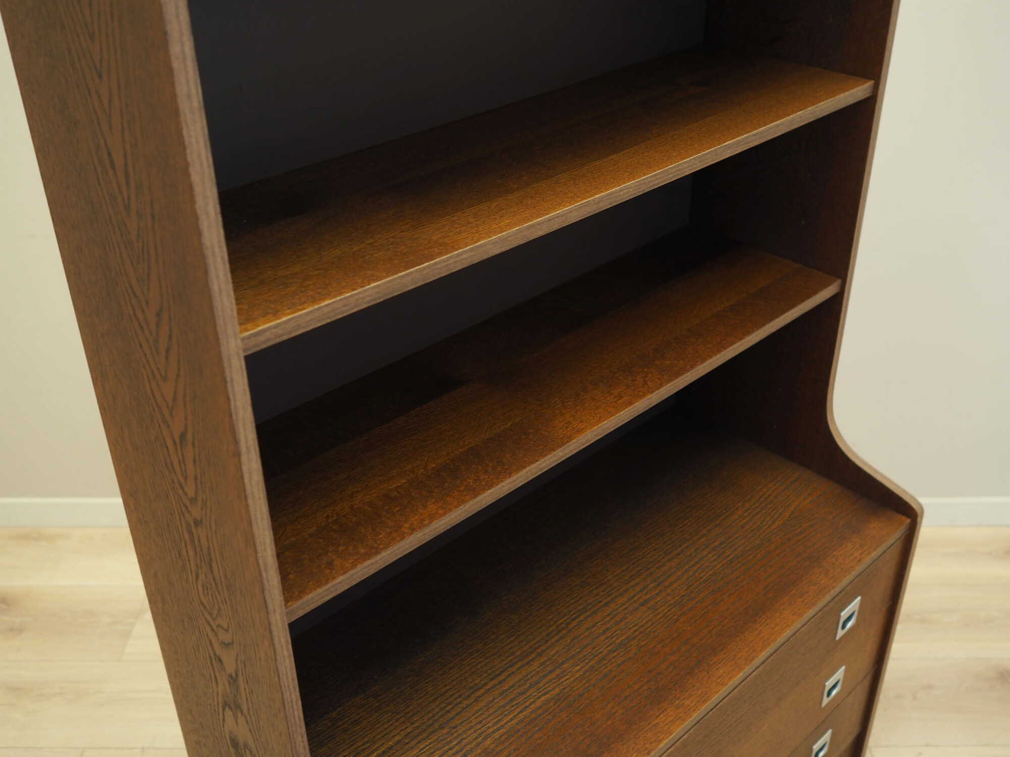 Bookshelf Wood Brown 1970s 7
