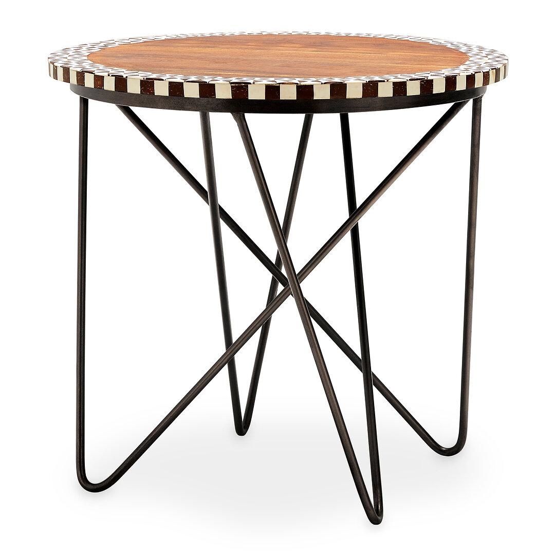 Artisan Round Akazie Holz Beistelltisch
 0
