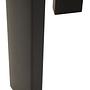 Palermo Runder Beistelltisch Marmorplatte Creme Schwarz 9
