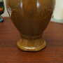 Vintage Vase Keramik Braun 1960er Jahre 6