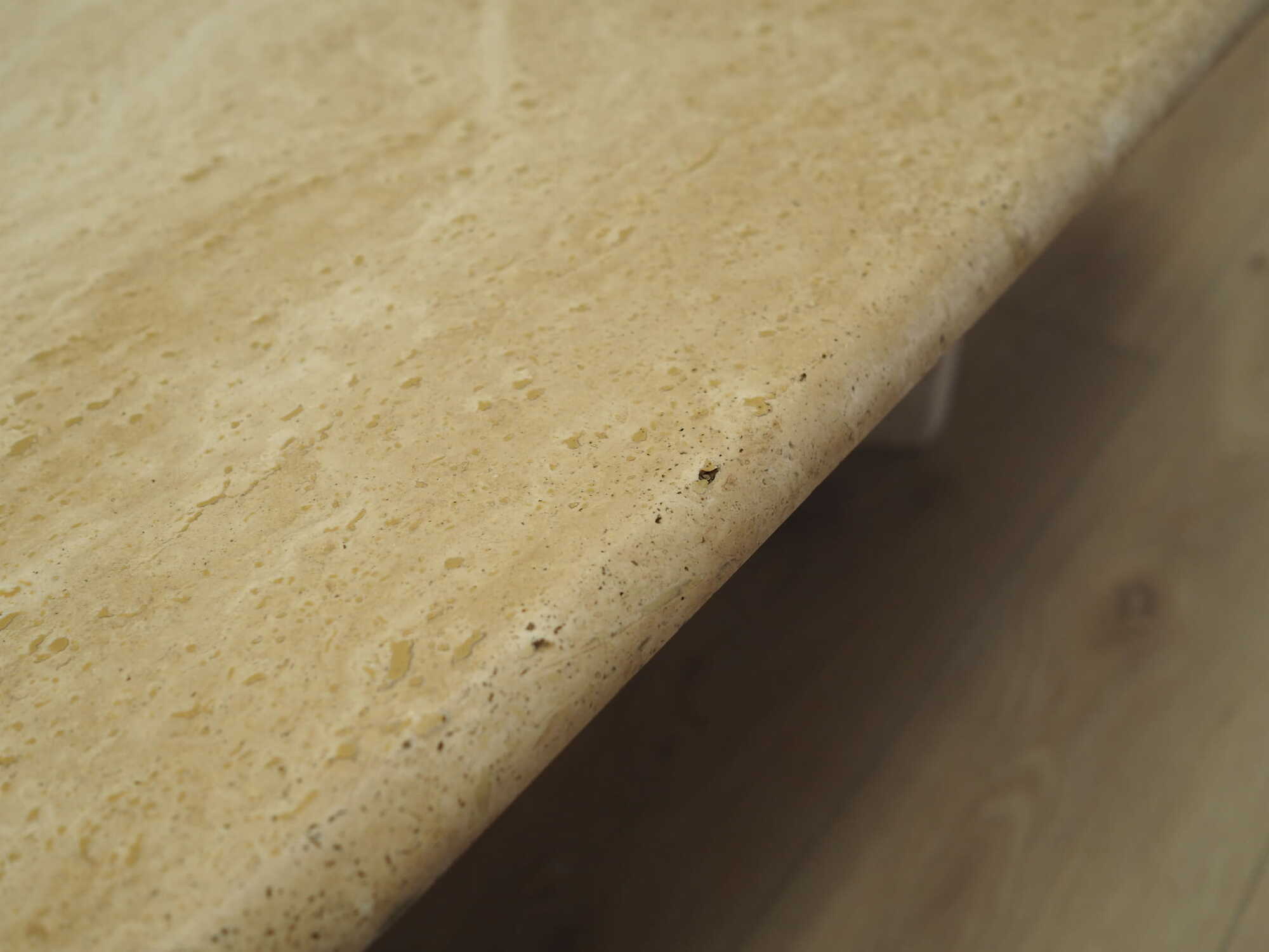 Couchtisch Stein Beige 1970er Jahre 5