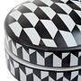 Marlo Small Geometric Patterned Ceramic Jar 5