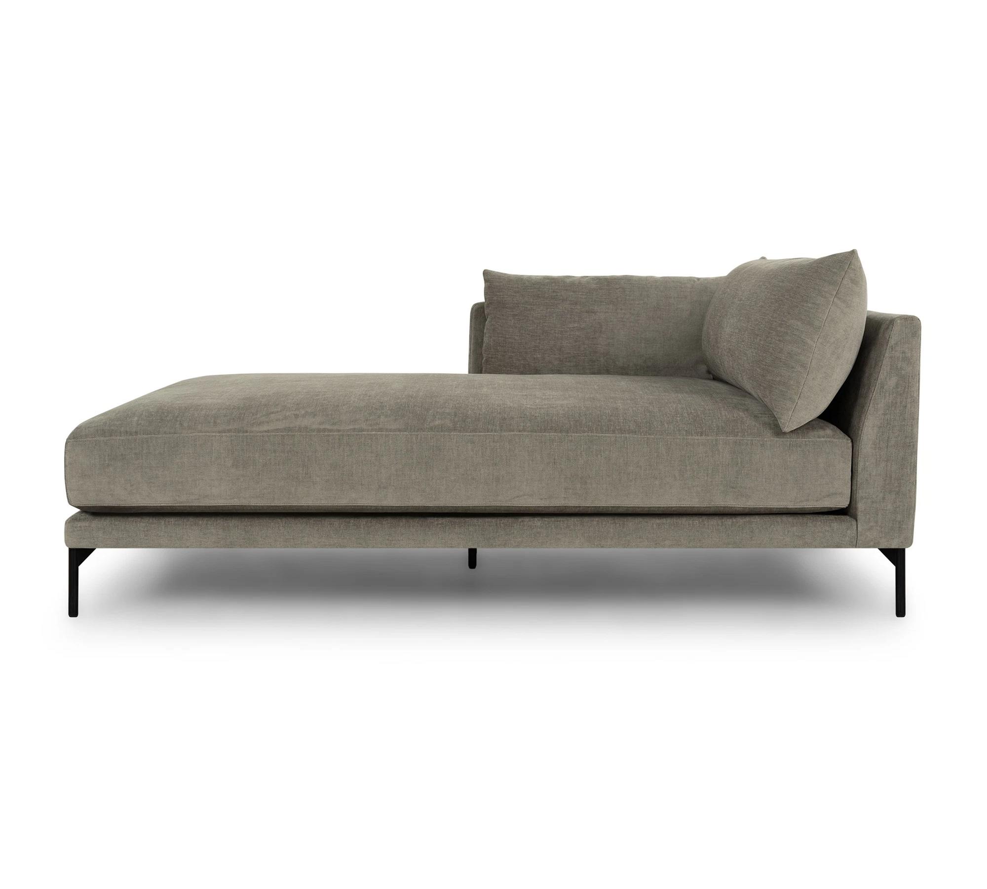 Vincent 1-Sitzer Récamiere Links Planet Grey Green 5