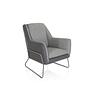 LAGUN armchair fabric grey 5