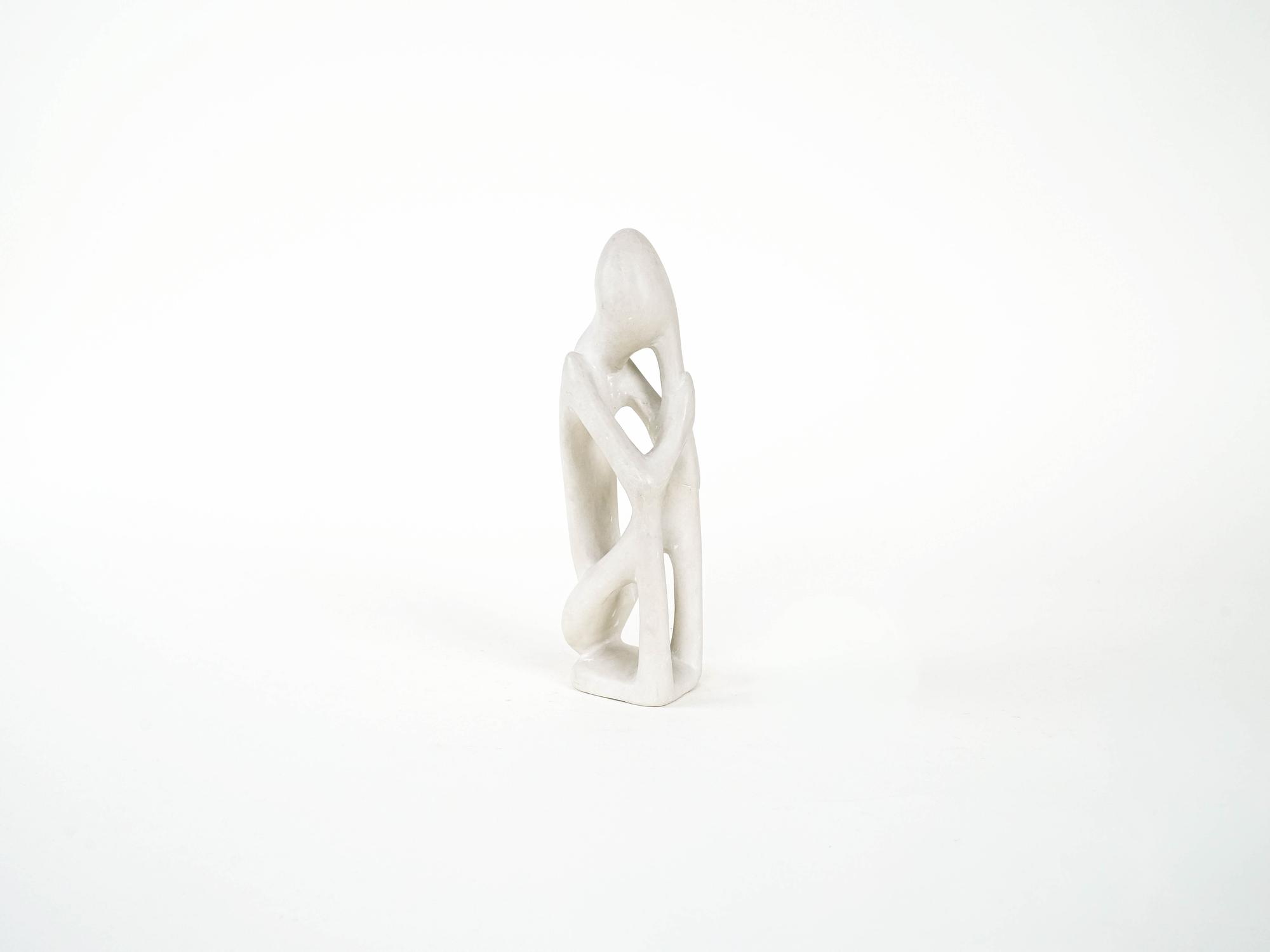 Sculpture Modernist Cream 1980s 2