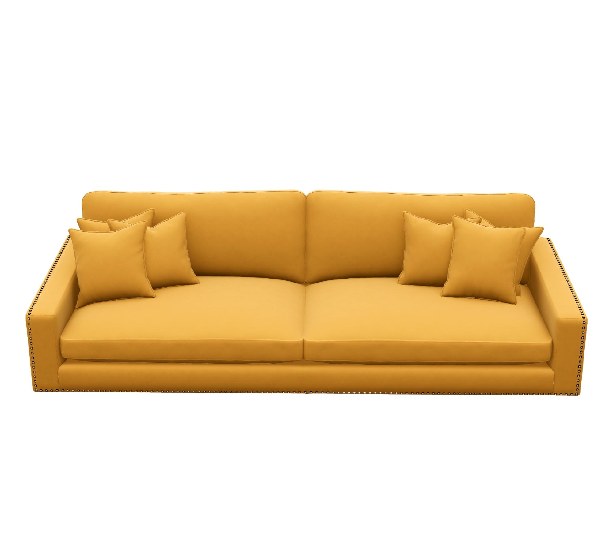 Valen XL Sofa Solemio Senfgelb 88 3