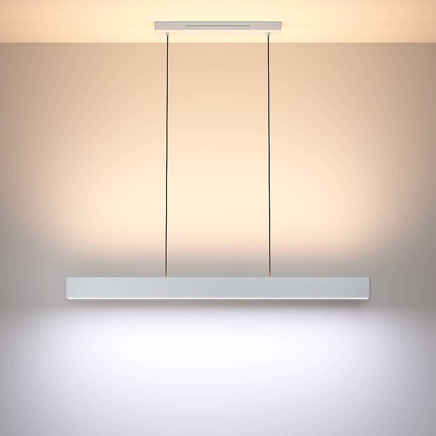 LED-Pendelleuchte Andreas-Z Polycarbonat Stahl Weiß 4