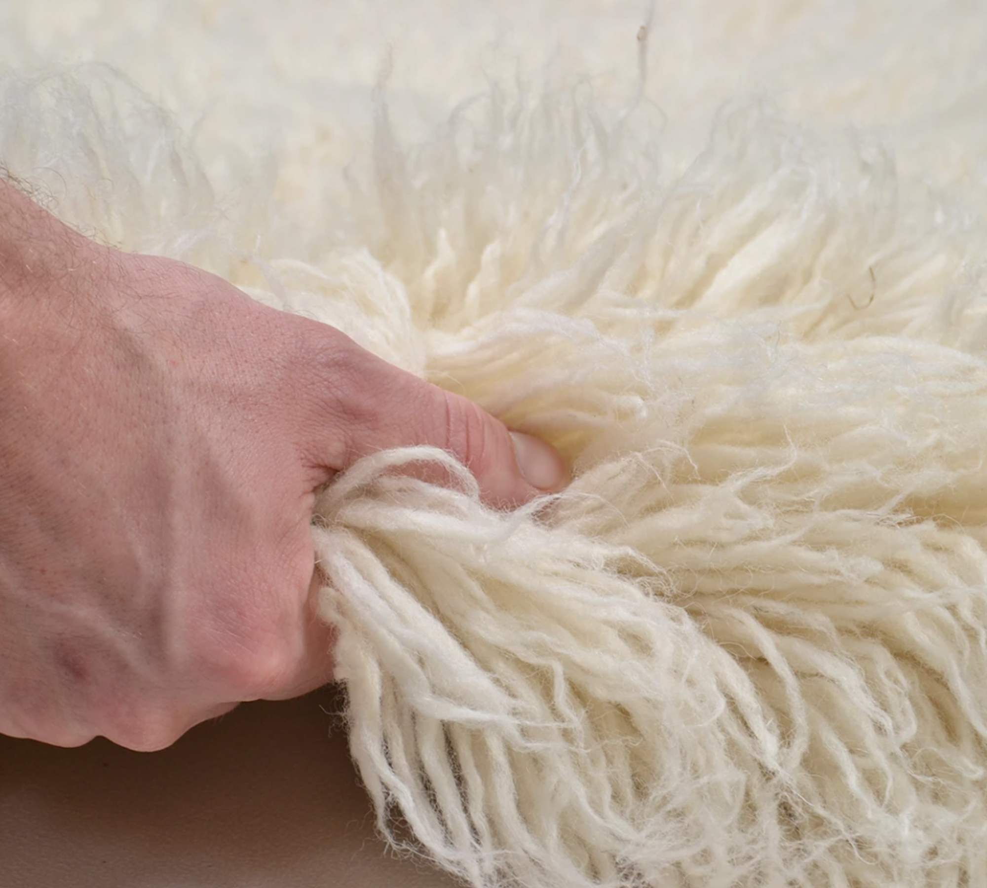Carpet Pure Wool Natural 160 cm x 230 cm 2