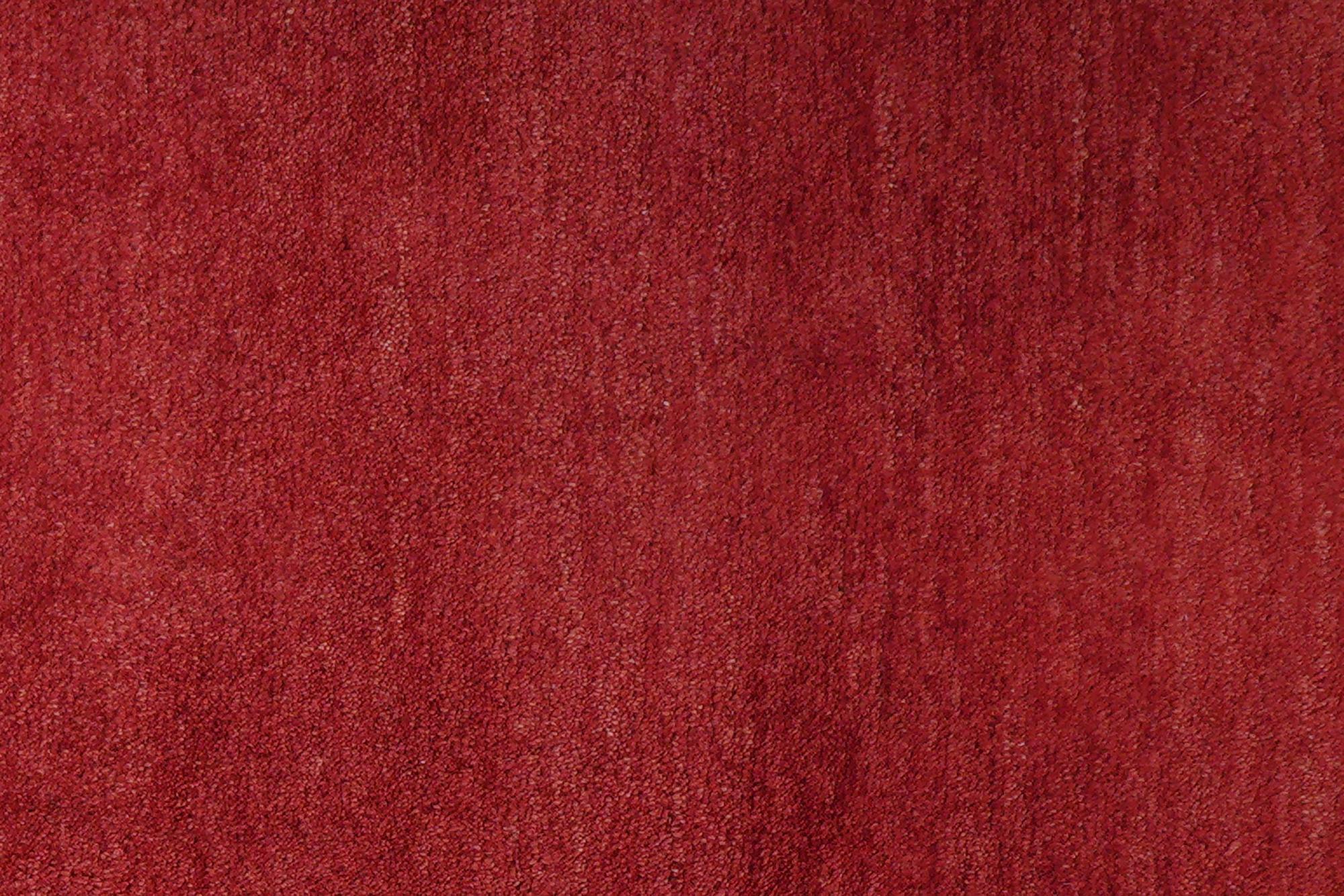 Gabbeh Teppich Wolle Rot 5