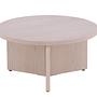 Saltö Coffee table Wood Whitewash Large 3