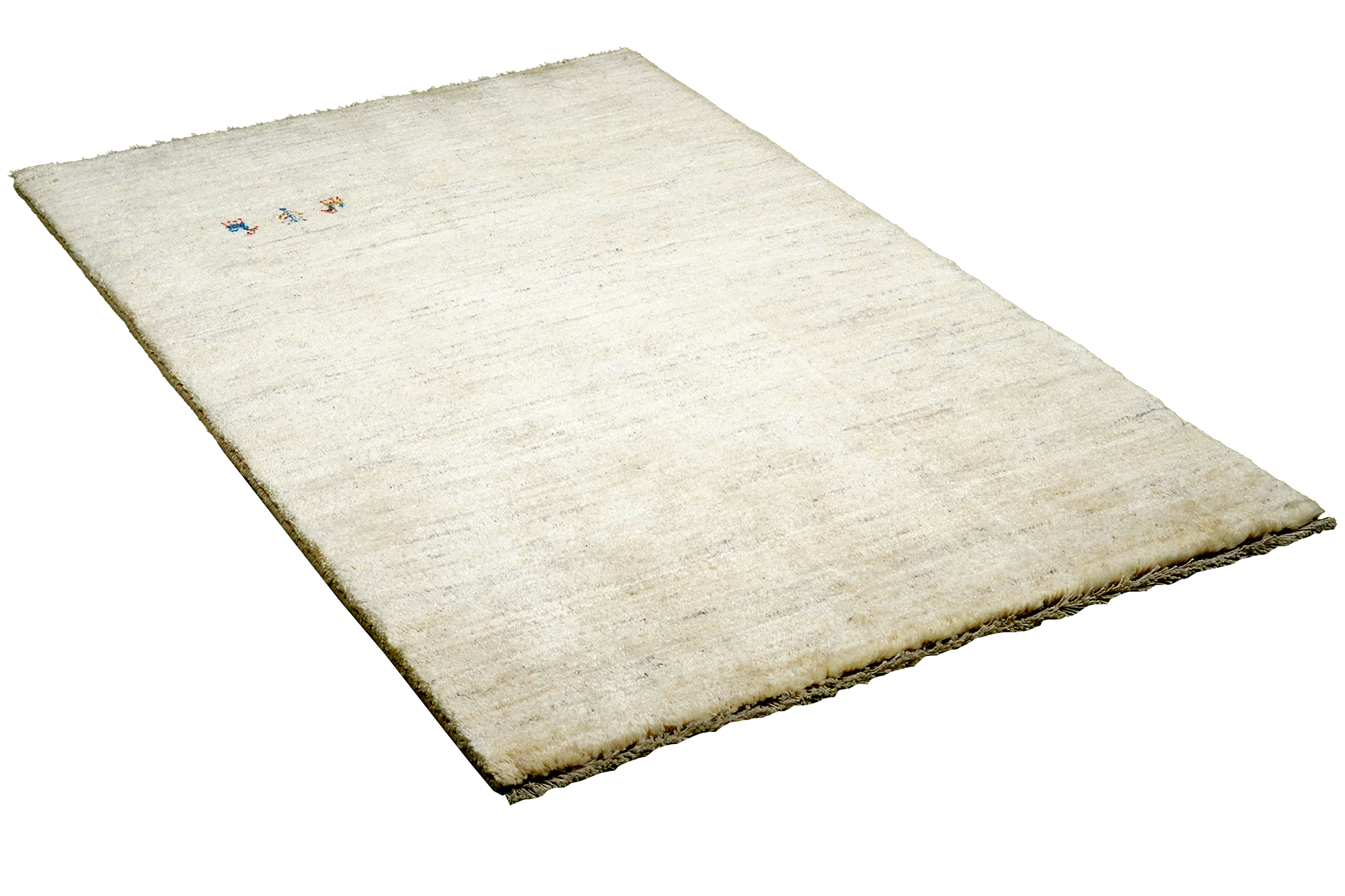Gabbeh Teppich Wolle Beige 2