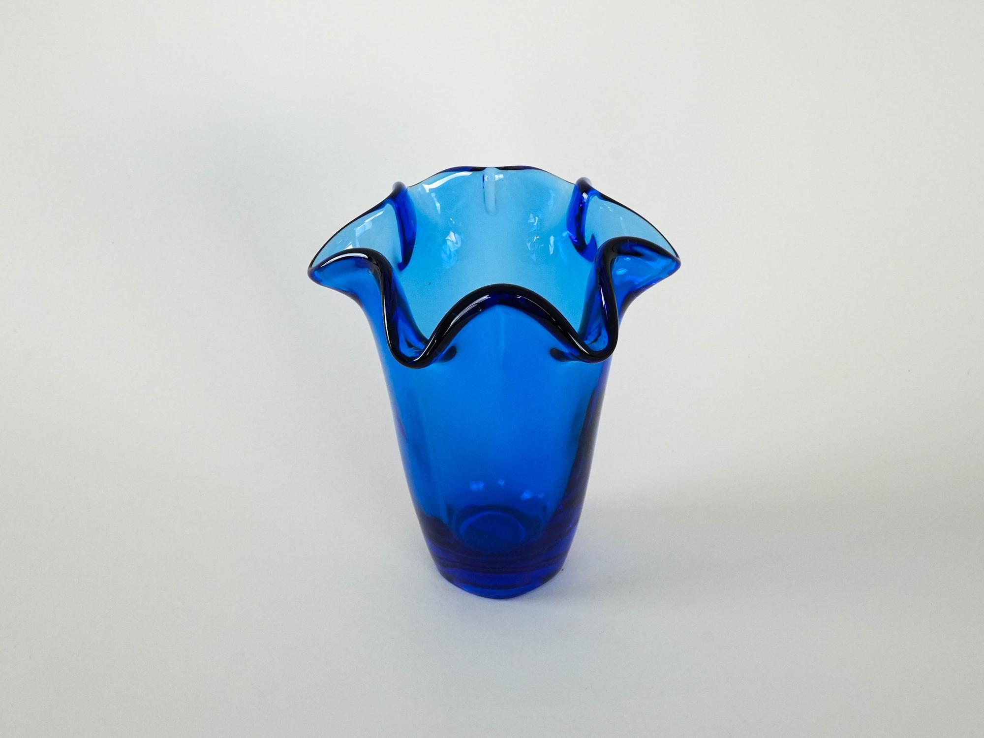 Vase Kobaltblau 4