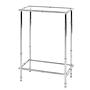 Konsolentisch Newellton Glas Metall Chrom 0