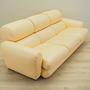 Sofa Leder Creme 1960er Jahre 9