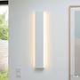 Krim Rechargeable Wall Lamp Dimmable incl. Remote Control White 0