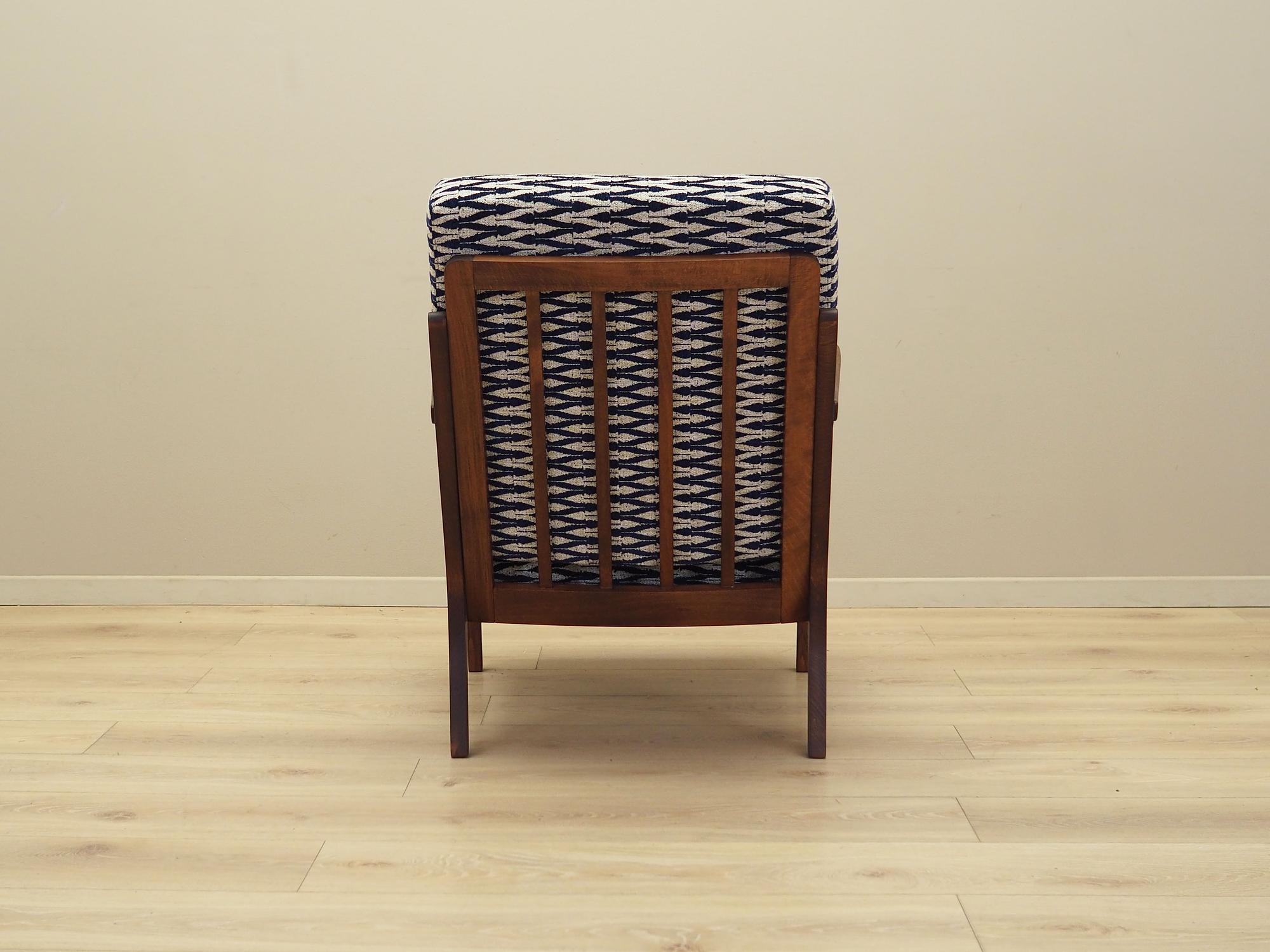 Armchair Textile Wood 1970s 5
