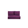 Taida Schlafsofa 2-Sitzer Violett 0