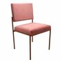 Cube Esszimmerstuhl Velvet Line Rosa Kupfer 1