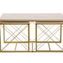 Defne Couchtisch Marmor Gold 3