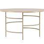 Copenhagen Dining table Wood Metal Beige ⌀140cm 6