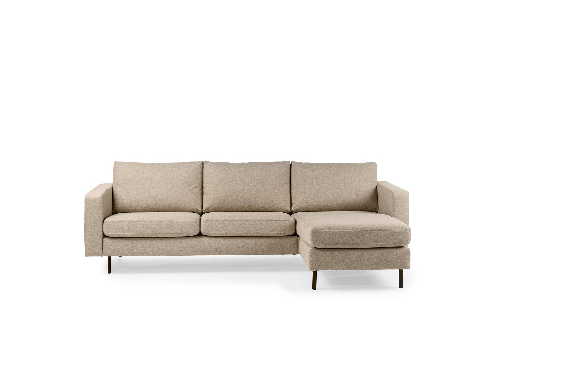 Sofa 3-Seater Chaiselongue Left Right Dillon Cream 11