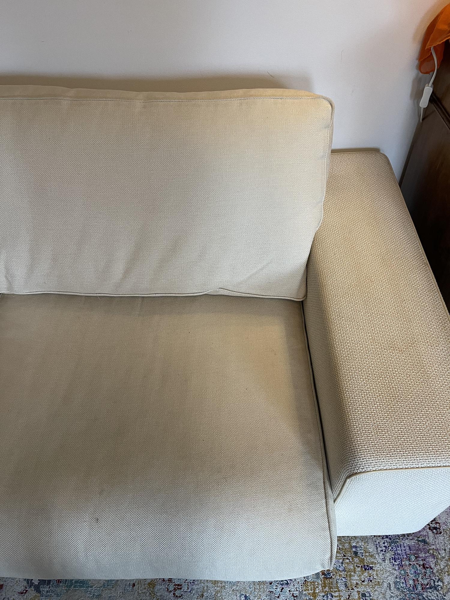 2x Sofa 2-Sitzer Creme 2