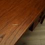 Desk Teak wood Brown 60s 13