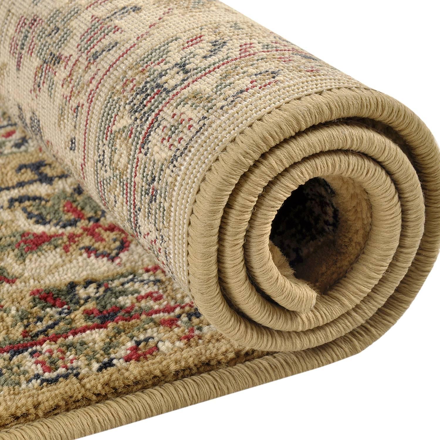 Hamadan Kurzflorteppich Beige 80 x 150 cm 2
