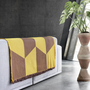 Sway Tagesdecke Wolle Gelb 1
