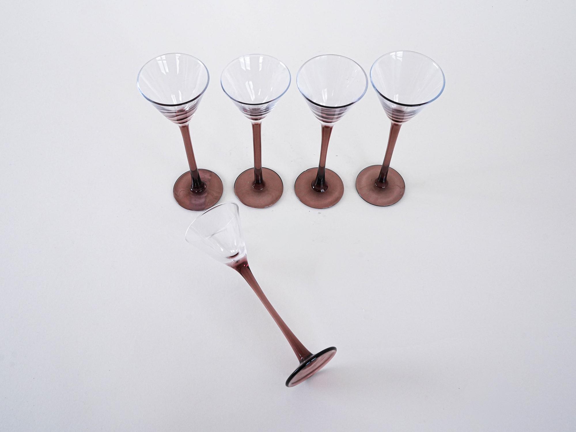 5x Gläser Rot 5