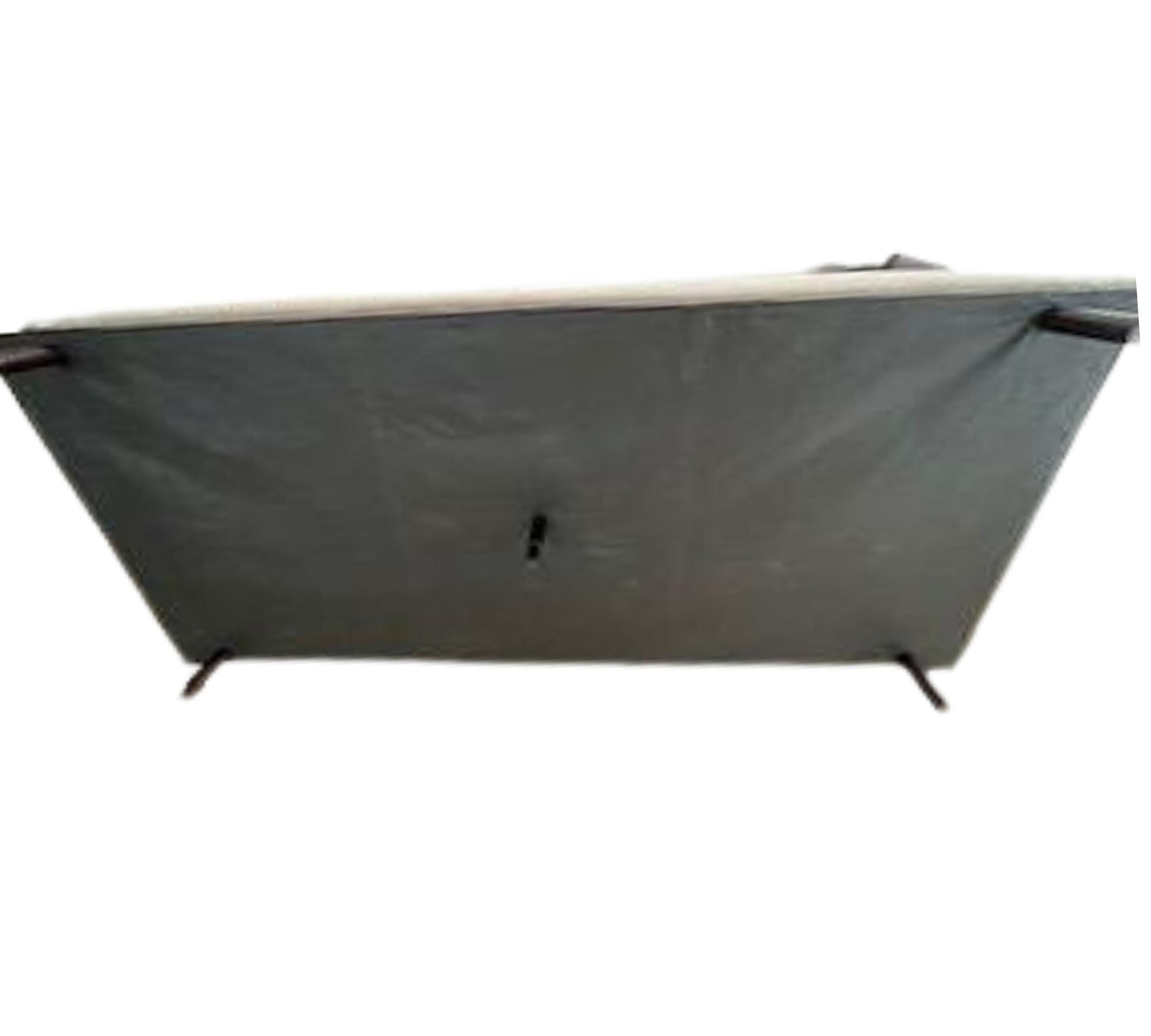 Sofa mit Sitzhocker Samt Holz Taupe 7