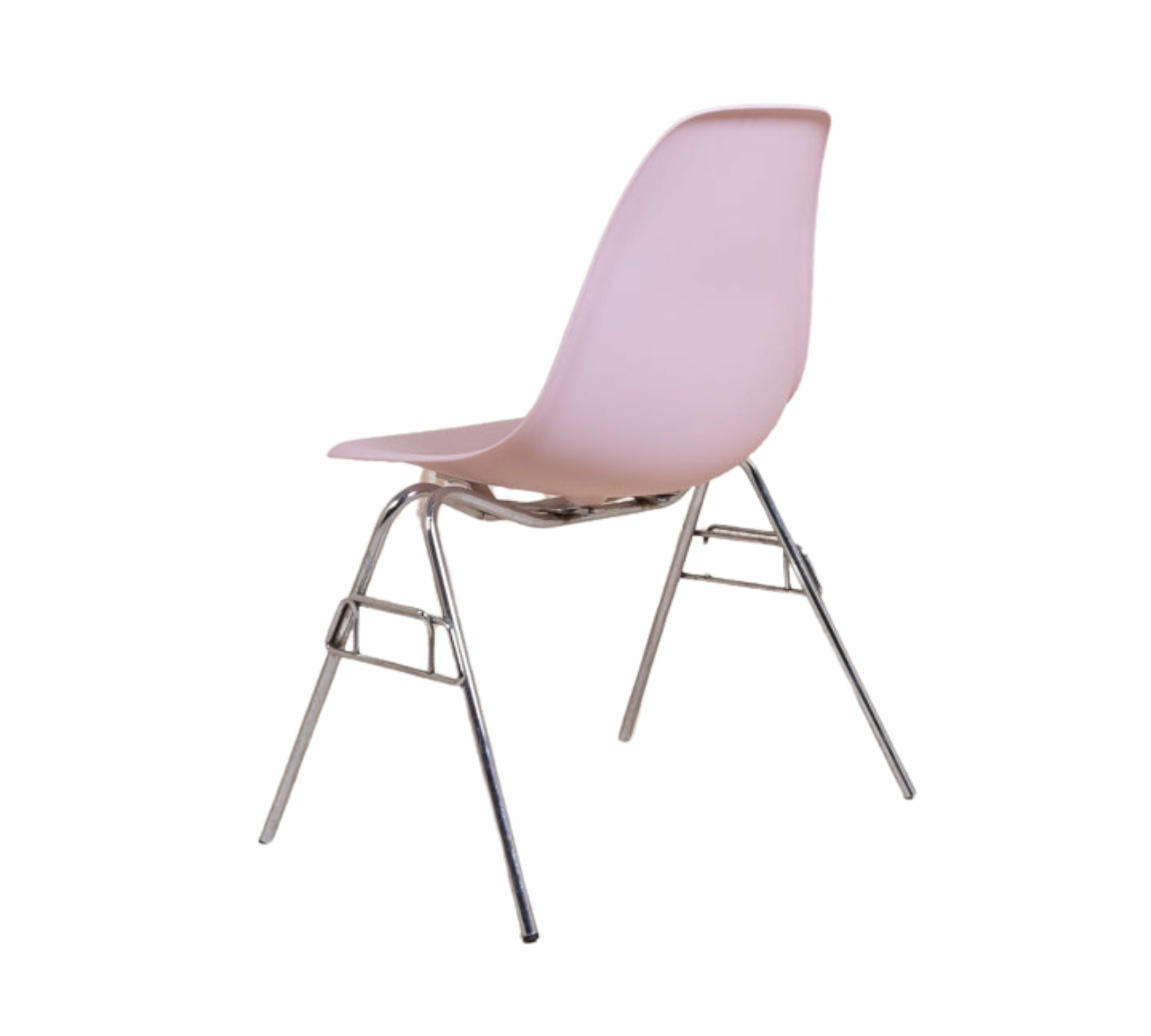 Eames DSS Plastic Side Chair Zartrosé 2