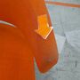 Tauro BU1934 Polstersessel Stahl Stoff Orange 5