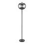 Stehleuchte Blacky Rauchglas Eisen 3