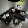 Ecksofa Samt Grau 5