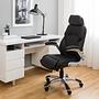 Executive Chair Baylor Faux Leather Plastic Black 2