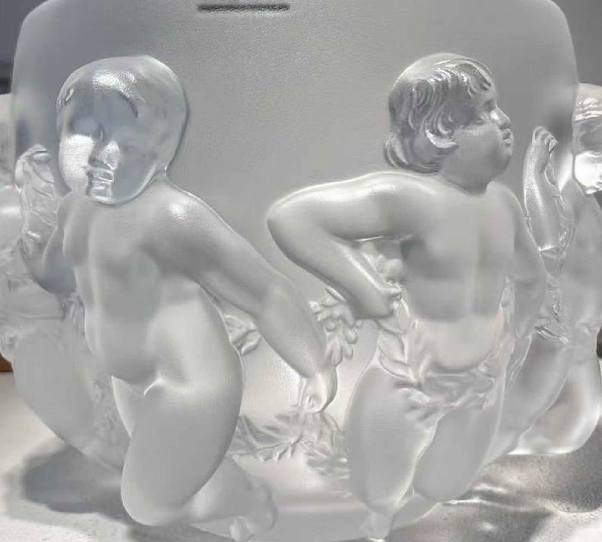 Luxembourg Engel Vase Krystal  3