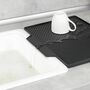 Abtropfgestell Edelstahl Kunststoff Schwarz 6