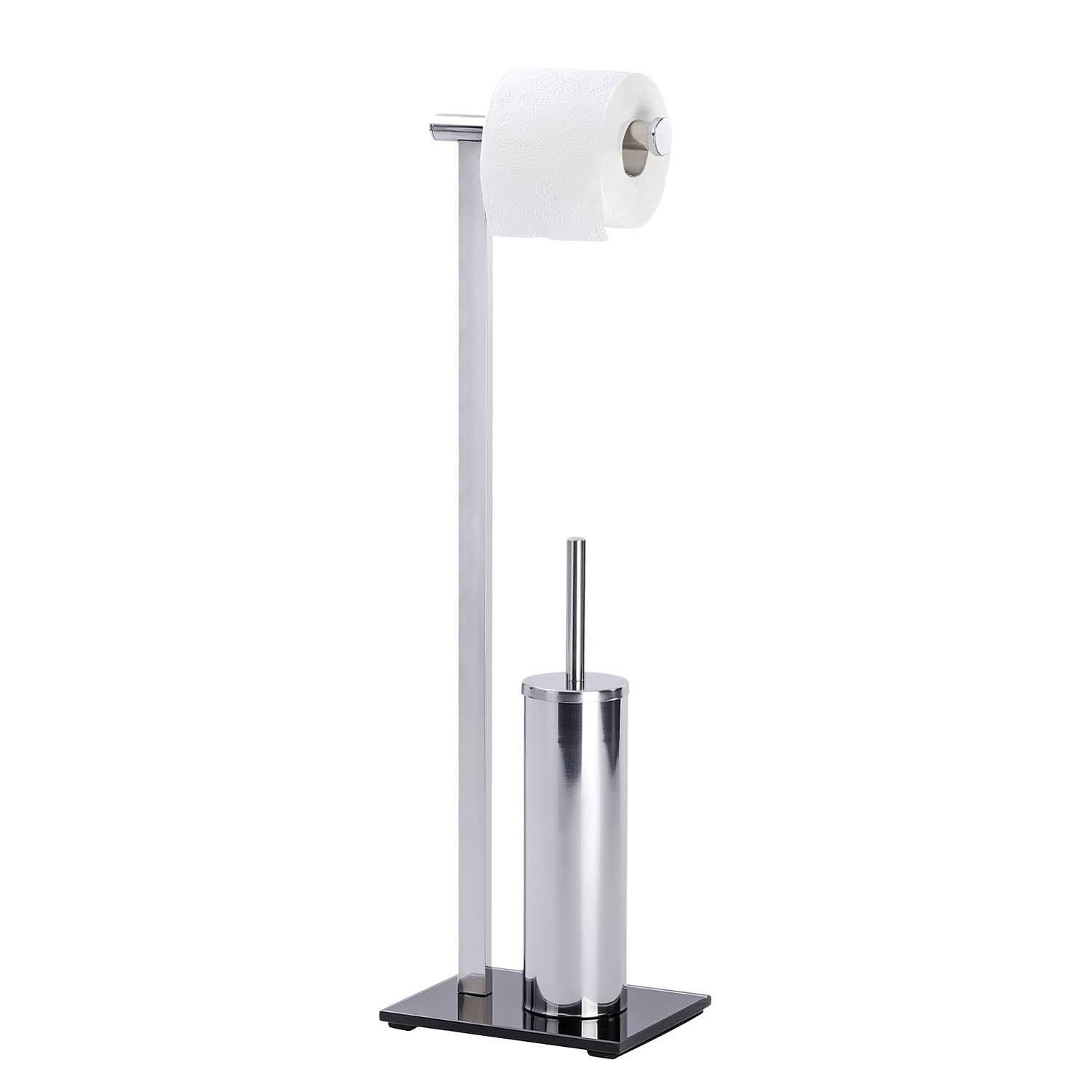 WC-Garnitur Lava Edelstahl Silber 1