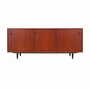 Vintage Sideboard Teakholz Braun 1970er Jahre 0