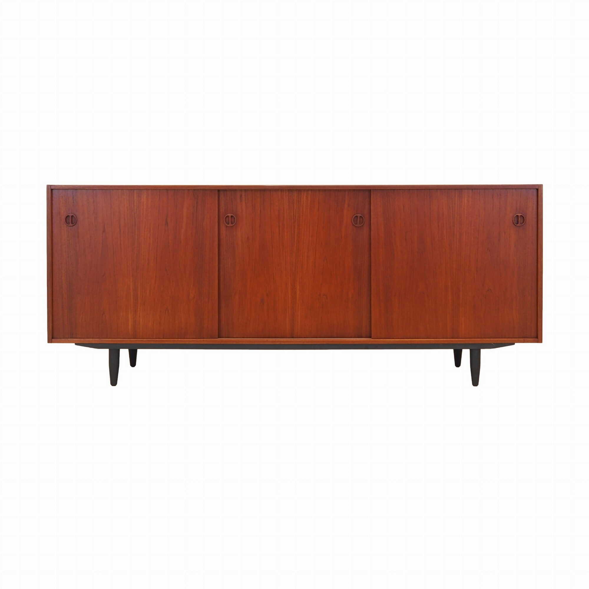 Vintage Sideboard Teakholz Braun 1970er Jahre 0