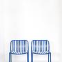 2x Metis Line Gartenstuhl Blau 1