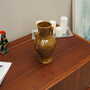 Vintage Vase Ceramic Brown 1960s 2